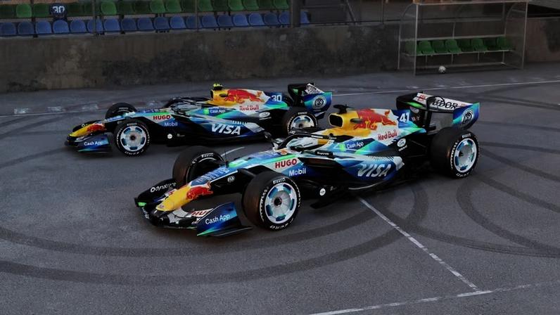 Racing Bulls apresenta pintura inspirada na Copa do Mundo no GP da Espanha