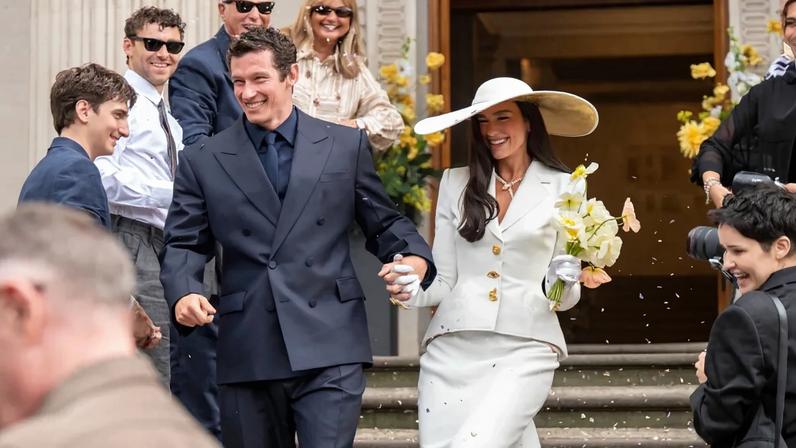 Dua Lipa and Callum Turner aren’t done celebrating their nuptials just yet.
