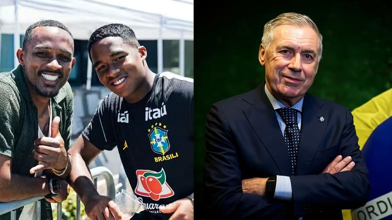 Pai de Endrick confia na estreia do filho na Copa, ante cobranças a Ancelotti