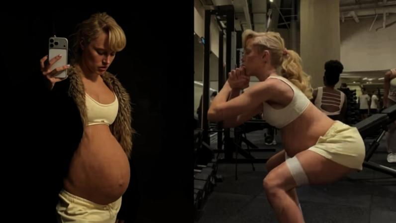Gravidez de Malu Borges: treino com contrações e dilatação