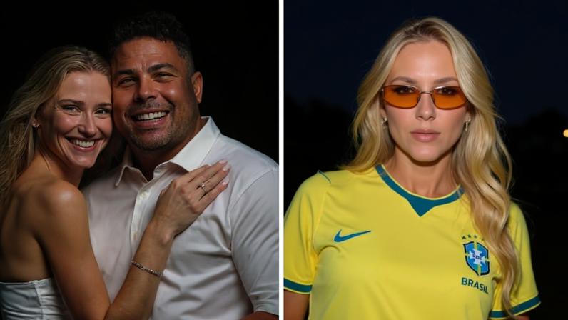 Mulher de Ronaldo Fenômeno manda recado para Virginia após xingamentos no Maracanã — Foto: Reprodução/Instagram