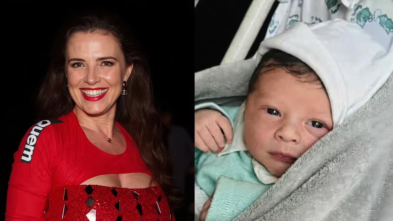 Luma de Oliveira se derrete pelo segundo neto e comenta semelhança com a avó