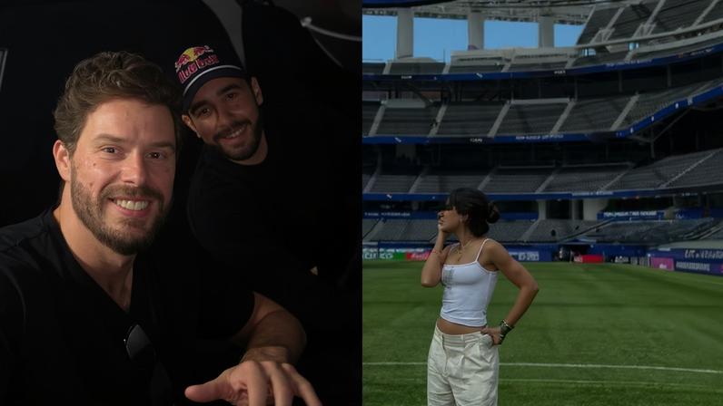 Famosos brasileiros desembarcam nos EUA para a Copa do Mundo