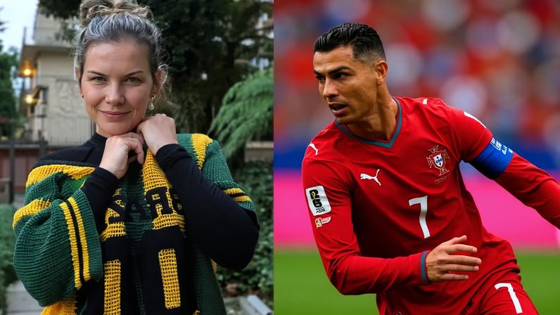 Brasileiríssima! Irmã de CR7 aposta em look verde e amarelo em dia de jogo contra o Haiti — Foto: Reprodução/Instagram