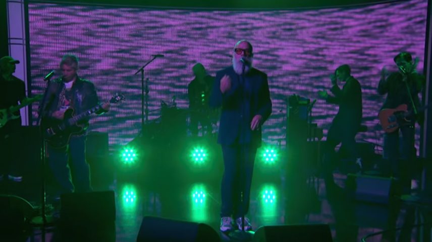Michael Stipe and Andrew Watt on 'Jimmy Kimmel Live'