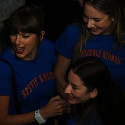 Taylor Swift usa camiseta "Stevie Knicks" em Jogo 4 das Finais Knicks x Spurs