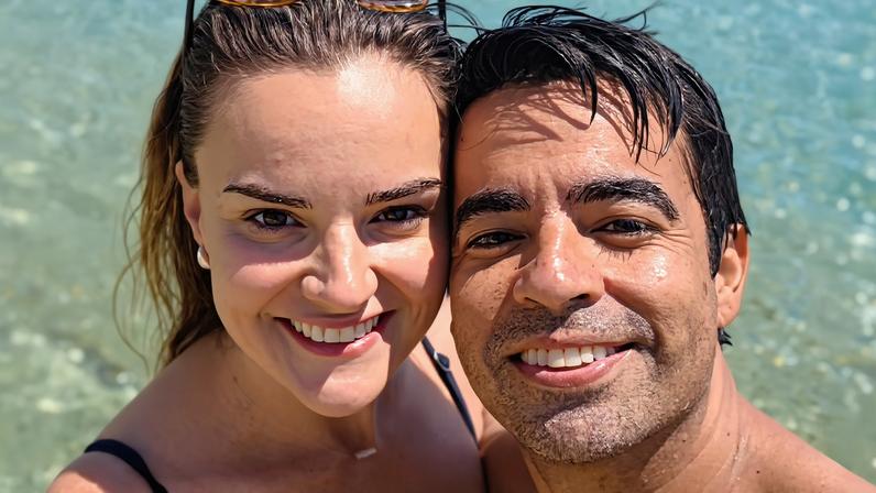 Patrick de Oliveira e Thalita Ribeiro abrem álbum de viagem à Grécia — Foto: Acervo pessoal