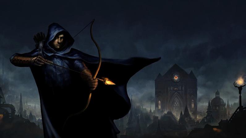 Garrett in the classic Thief artwork.