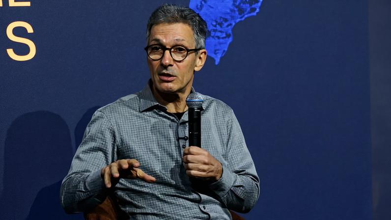 Ex-governador de Minas Gerai Romeu Zema (Novo) em seminário na Câmara Americana de Comércio. — Foto: LEANDRO CHEMALLE/THENEWS2/ESTADÃO CONTEÚDO