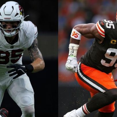Trey McBride fica surpreso com Rams contratando Myles Garrett