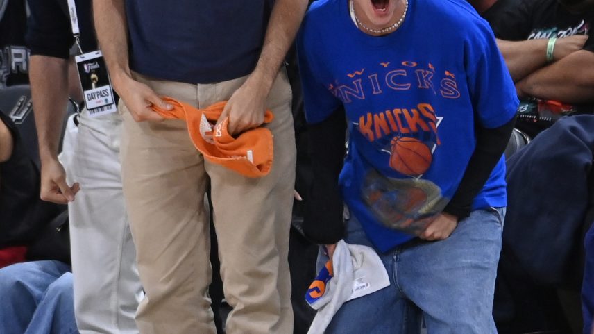 Timothée Chalamet (seen above) threw shade at the Oscars while celebrating the New York Knicks’ NBA championship.