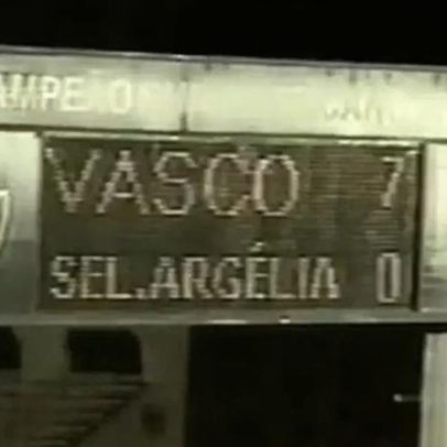 Argélia, adversária da Argentina na Copa, sofreu goleada de 7 a 0 pelo Vasco