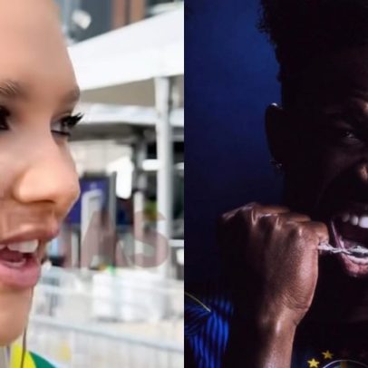 Virginia Fonseca é questionada sobre Vini Jr ao chegar para o jogo