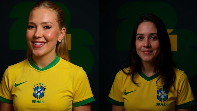Quem é quem no álbum da Copa de Virginia Fonseca — Foto: Reprodução/Instagram + IA
