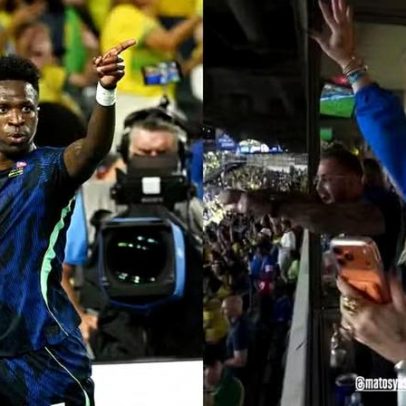 Vini Jr faz terceiro gol contra Haiti; Virginia Fonseca vibra fãs