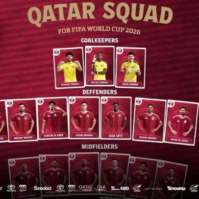 Convocados do Catar para a Copa do Mundo 2026: confira a lista