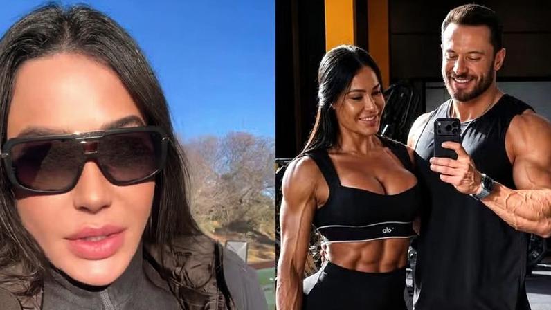 Gracyanne Barbosa elogia cuidado do namorado em safári