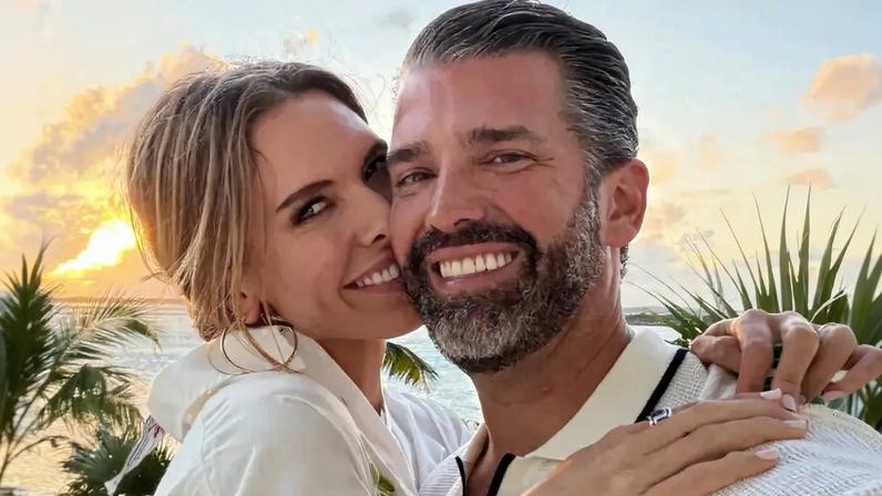 Bettina Anderson wished her new husband, Donald Trump Jr. (both seen above), a “Happy Father’s Day” via her Instagram Stories over the weekend.