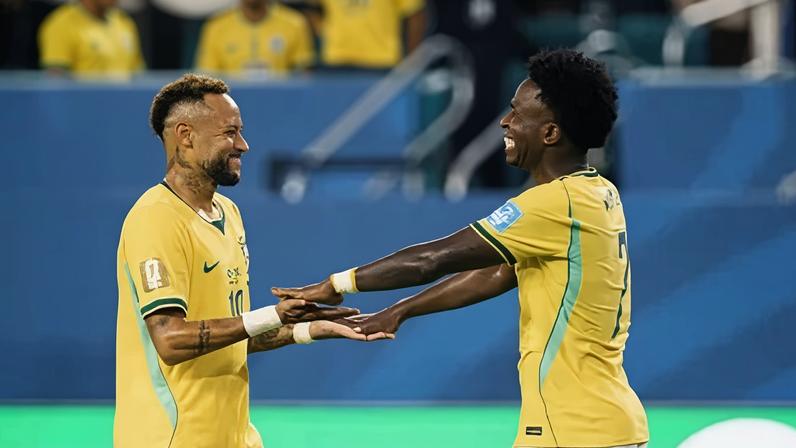 Neymar e Vini Jr.