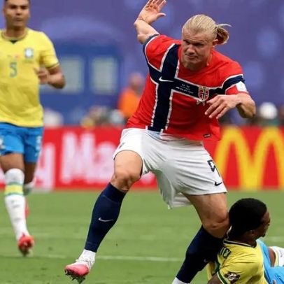 Haaland celebra classificação contra o Brasil: “É inacreditável”