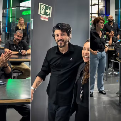 Lito Sousa volta ao trabalho após ser internado com diagnóstico de câncer e recebe homenagem