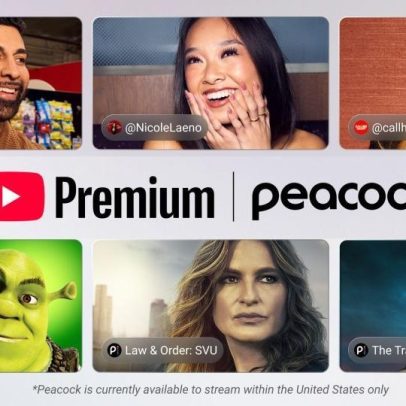 YouTube Premium incluirá Peacock a partir do próximo ano