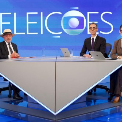 Lula entrevista à Globo durante o 1º turno