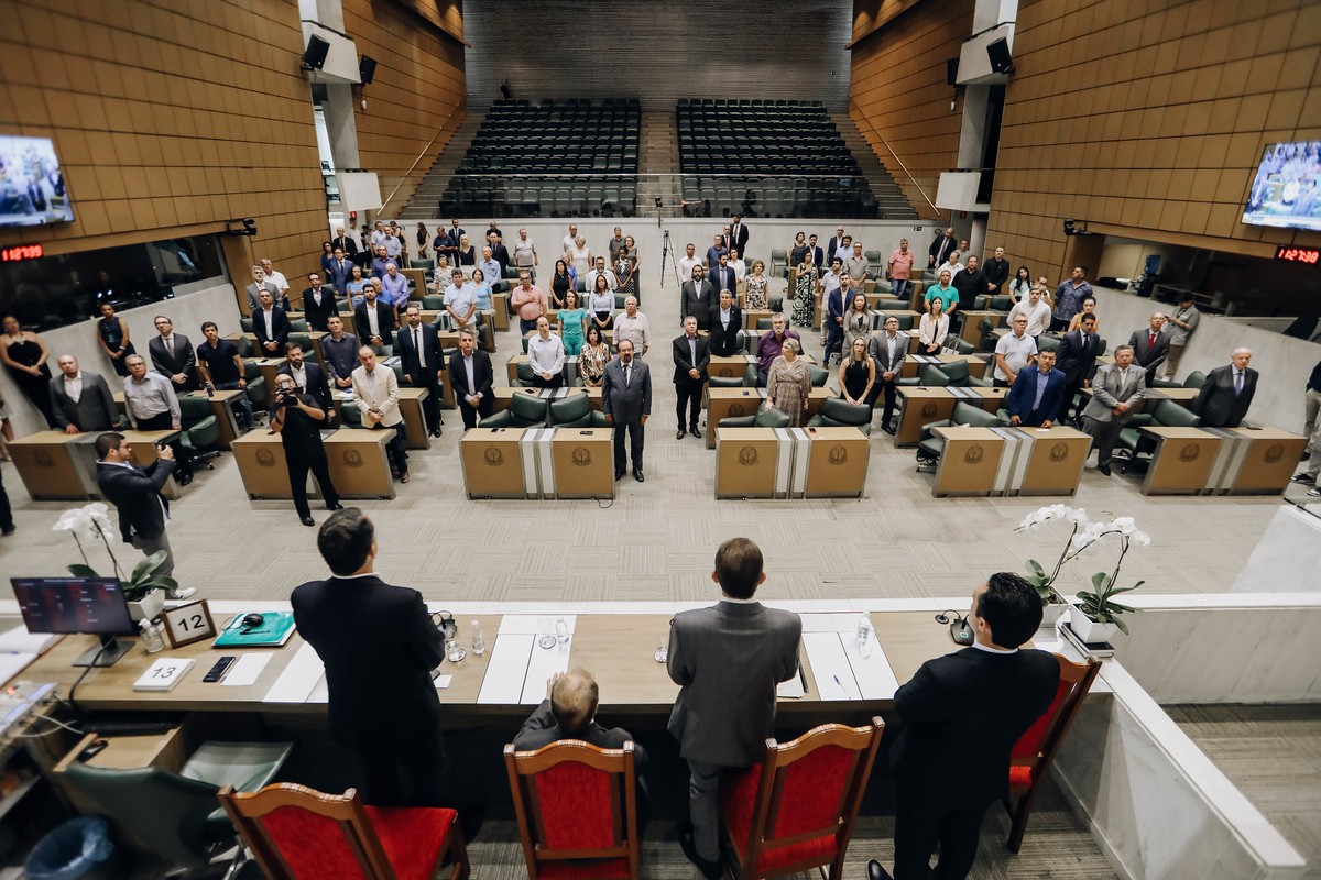 PSOL solicita impeachment de Tarcísio na Alesp por violação da soberania nacional Deputados em sessão plenária na Assembleia Legislativa de São Paulo (Foto: Alesp/divulgação)