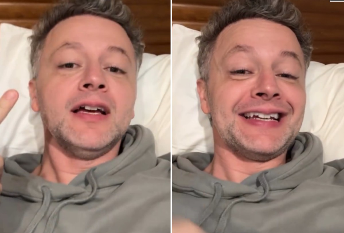 Lucas Lima se pronuncia após boatos sobre depressão nas redes sociais Lucas Lima desabafa após internautas suspeitarem tristeza: 'Eu estou muito feliz' (Foto: Reprodução/Instagram)