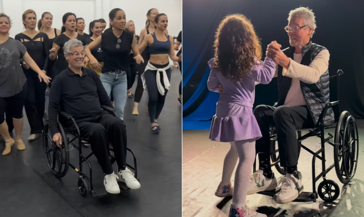 Carlinhos de Jesus revela que usa cadeira de rodas por problemas de saúde Carlinhos de Jesus usa cadeira de rodas por causa de bursite e tendinite nos glúteos (Foto: Reprodução/Instagram)