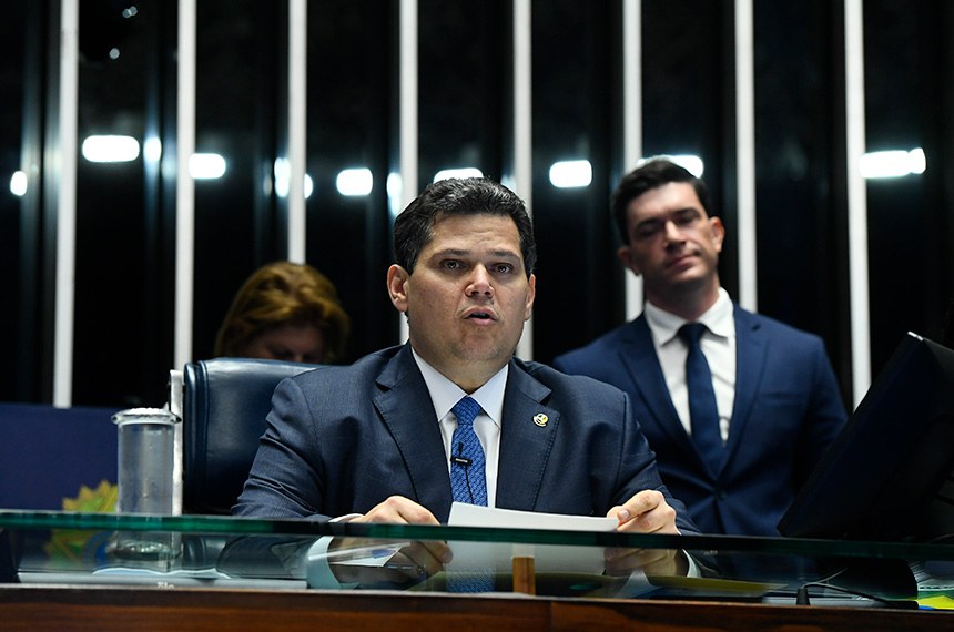 Presidente do Senado Federal, Davi Alcolumbre (União Brasil-AP) (Foto: Marcos Oliveira/Agência Senado)