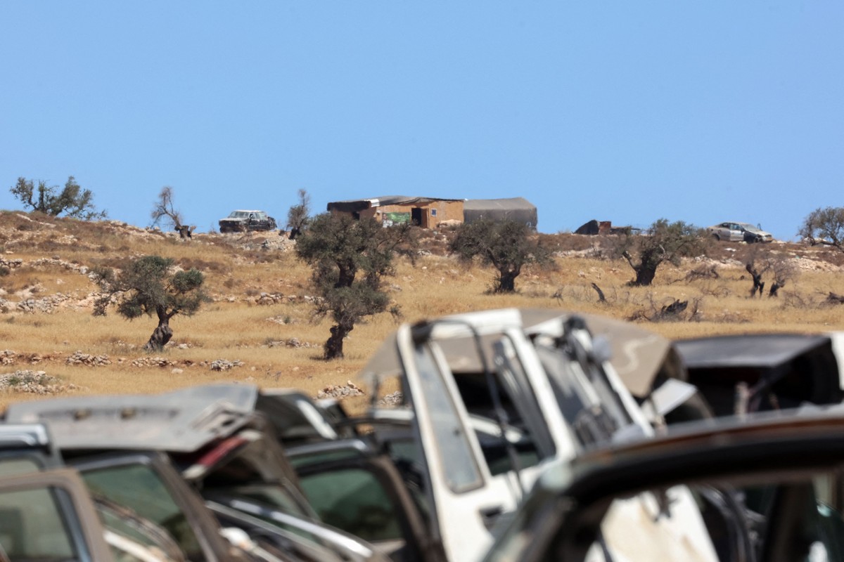 Cisjordânia registra os maiores deslocamentos em massa desde 1967, aponta ONU Assentamento judaico nos arredores de Ramallah, na Cisjordânia (Foto: Zain JAAFAR / AFP)