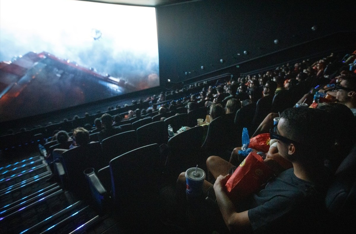 Cinemas oferecem 8,1 milhões de sessões com acessibilidade visual e auditiva Sala de cinema — Foto: Brenno Carvalho / Agência O Globo