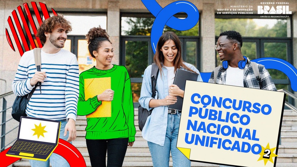 Segunda edição do Concurso Nacional Unificado (CNU) (Foto: Ministério da Gestão e Inovação)