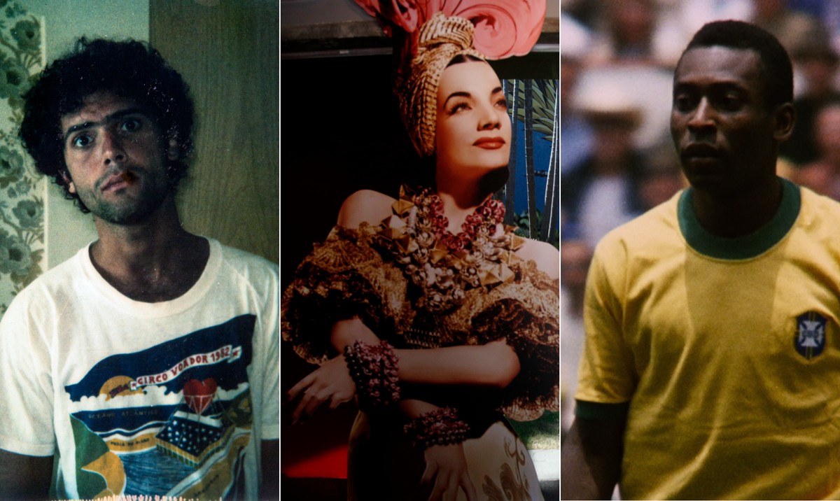 Ídolos brasileiros ganham exposições em homenagem no Rio de Janeiro Cazuza, Carmen Miranda e Pelé: temas de exposição (Foto: Fotos de divulgação)
