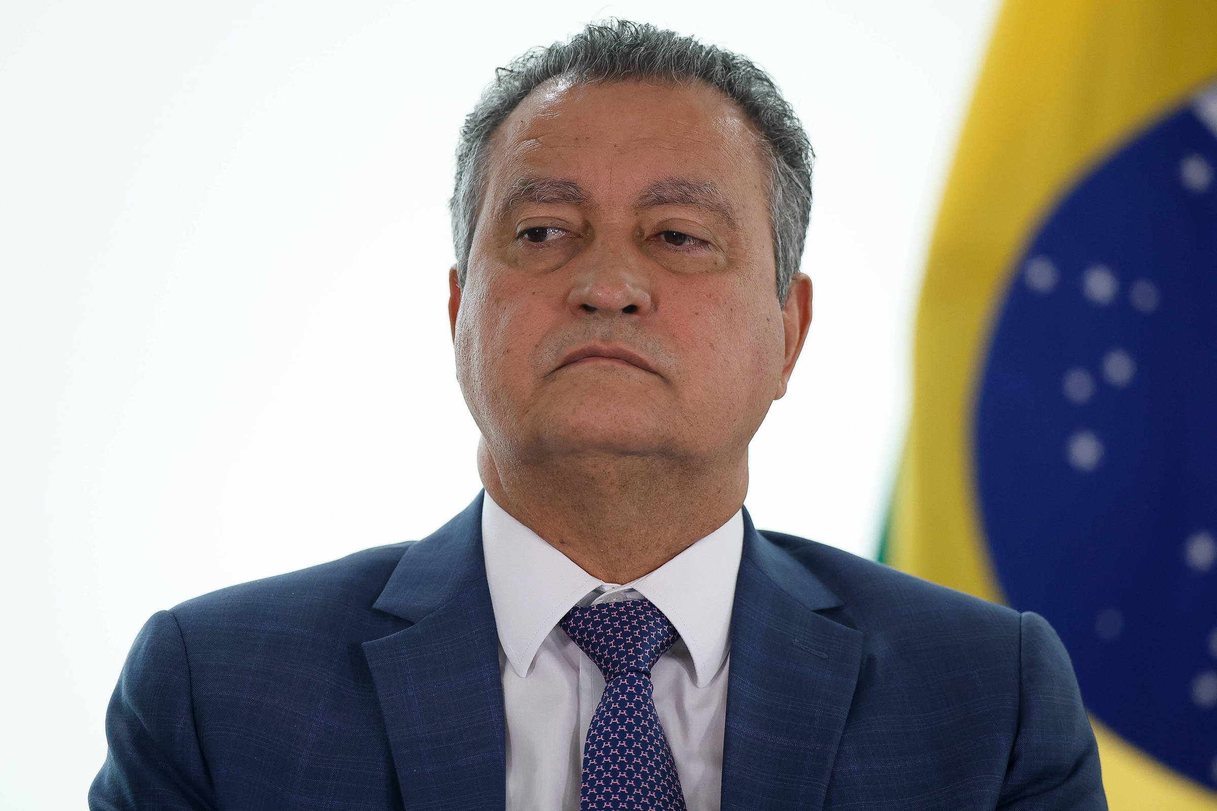 Ministro da Casa Civil, Rui Costa, durante cerimônia no Palácio do Planalto (Foto: Pedro Ladeira - 28 nov. 24 /Folhapress)