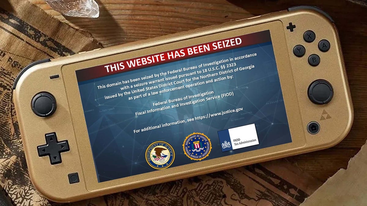 FBI apreende importante site de pirataria do Nintendo Switch nos Estados Unidos