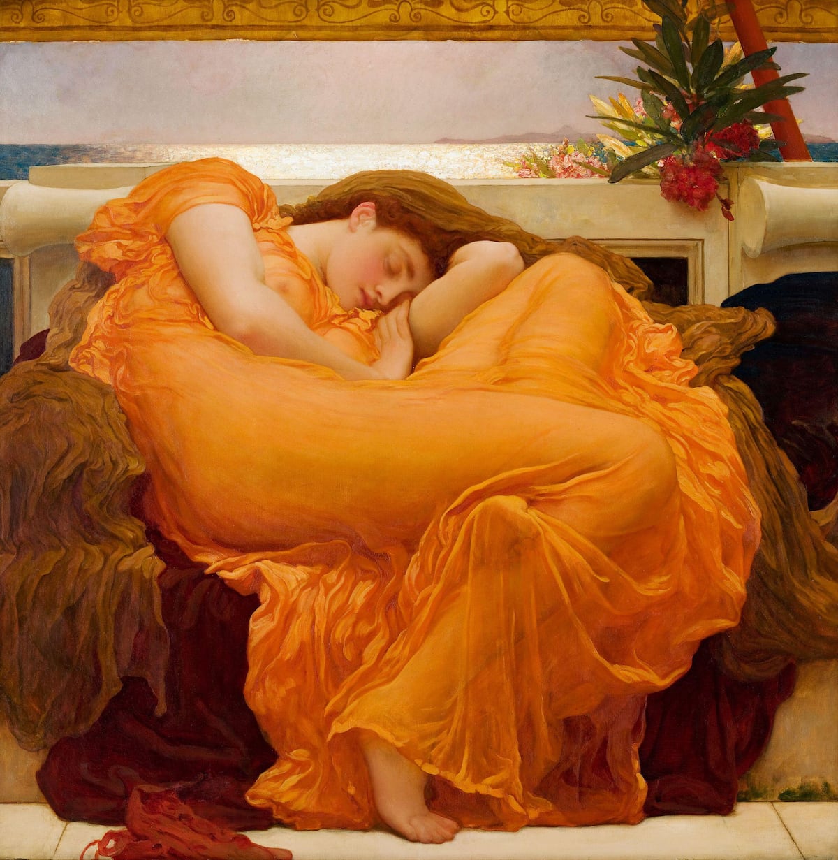 Sol ardiente de junho, de Frederic Leighton (1895). (Foto: CBW /Alamy Stock Photo)