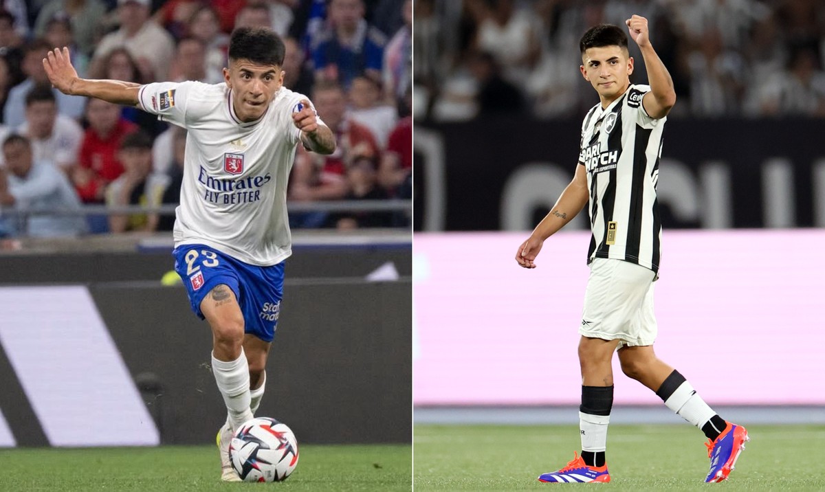 França questiona a transparência sobre a negociação de Thiago Almada entre clubes Thiago Almada pelo Lyon, em 2025; e pelo Botafogo, em 2024 (Foto: Fotos de Daniel LG/Lyon e Vitor Silva/Botafogo)