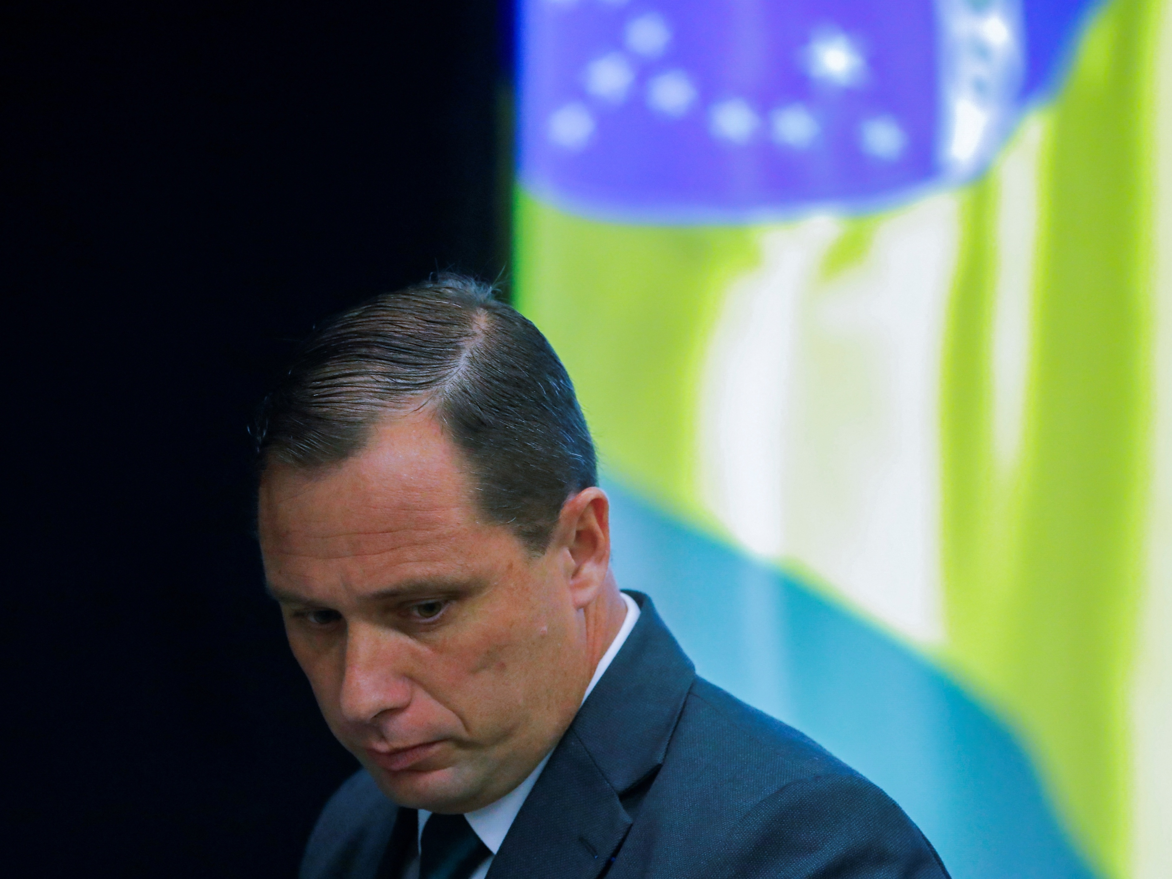 Tenente-coronel e ex-ajudante de ordens da Presidência Mauro Cid durante sessão de interrogatório no STF (Foto: Diego Herculano - 9.jun.2025/Reuters)