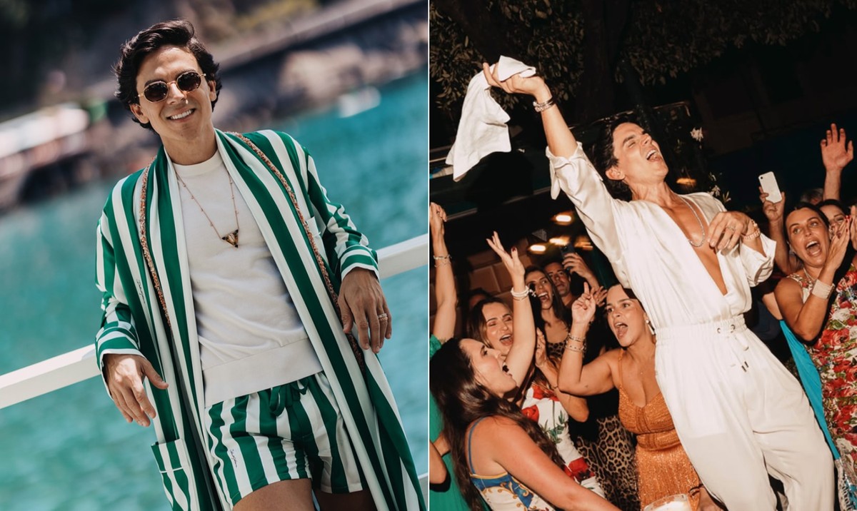 Milionário carioca aluga PortoFino, na Itália, para festa de aniversário de 40 anos Marcelo Antunes — Foto: Reprodução/Instagram