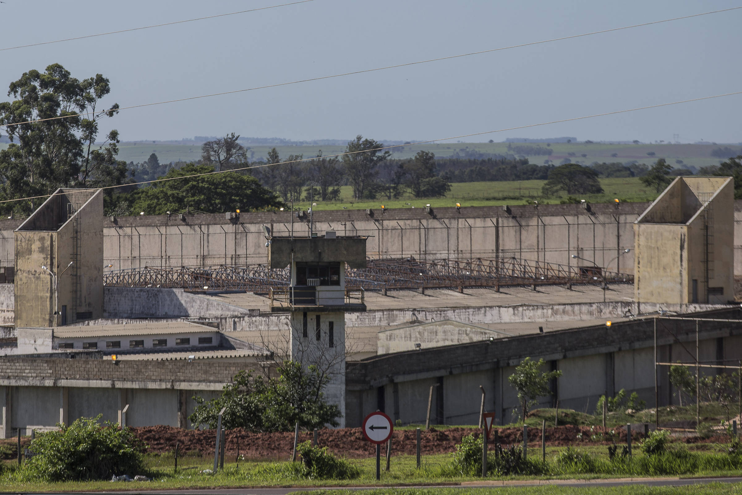 Presídio 2 de Presidente Venceslau, no interior de São Paulo (Foto: Jardiel Carvalho - 21.nov.18/Folhapress)