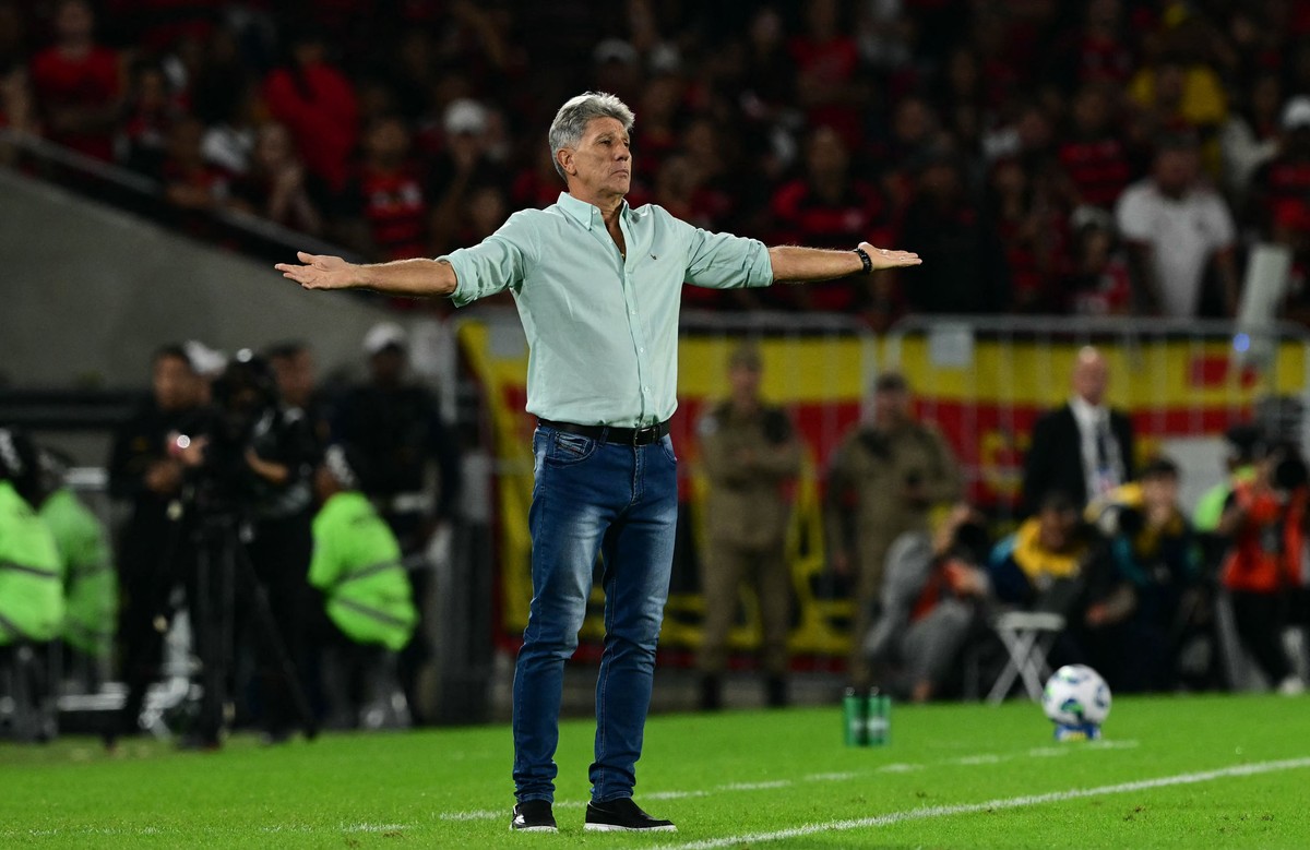 Renato Gaúcho, técnico do Fluminense (Foto: PORCIUNCULA / AFP)
