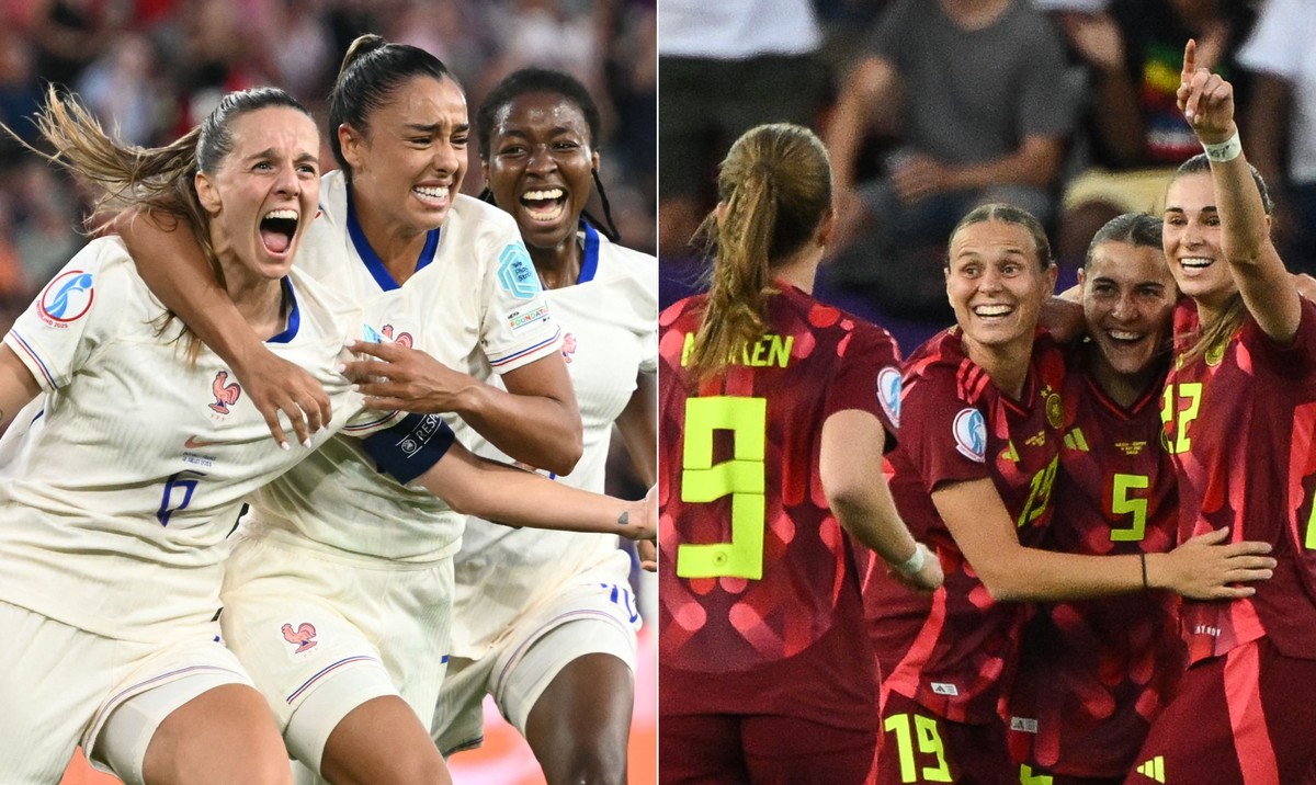 França e Alemanha duelam nas quartas da Euro em busca da semifinal equilibrada França e Alemanha se enfrentam nas quartas de final da Euro 2025 (Foto: Sebastien Bozon e Miguel Medina/AFP)