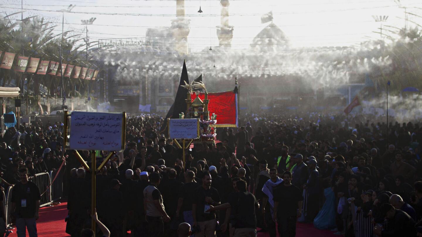 Segurança reforçada em Karbala para a comemoção do Ashoura pelos peregrinos xiitas