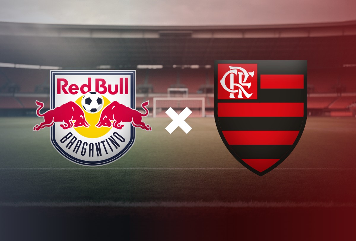 Bragantino x Flamengo (Foto: Editoria de Arte)