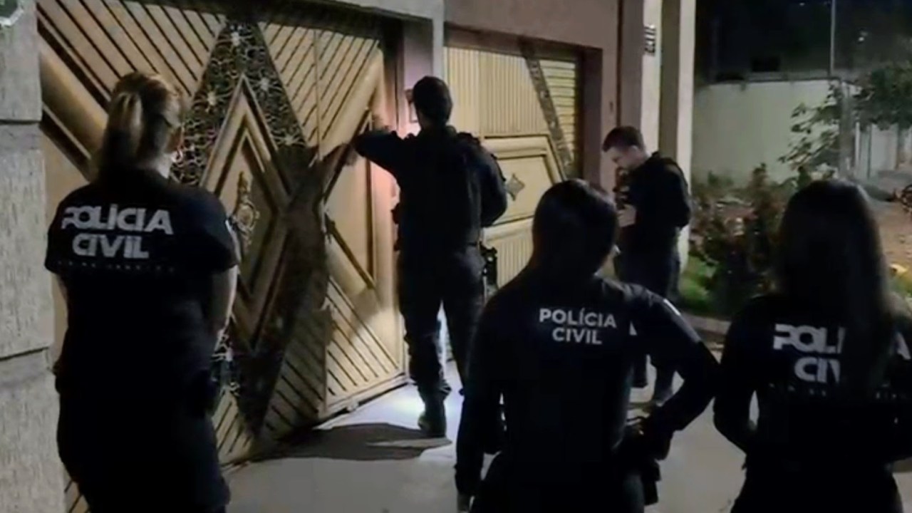 Polícia do Rio desmantela quadrilha que furtava dinheiro de contas online Operação da Polícia Civil do Rio em Goiás mira grupo que furtava dinheiro em contas online (Foto: PCERJ)