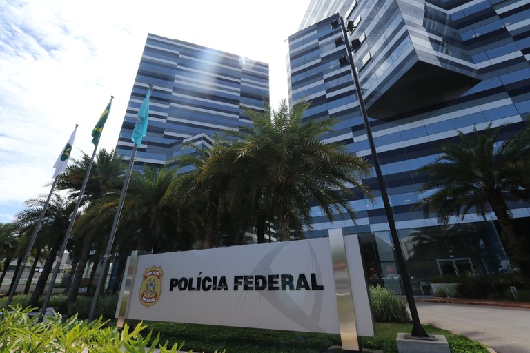 Fachada da sede da Polícia Federal, em Brasília (Foto: Polícia Federal)