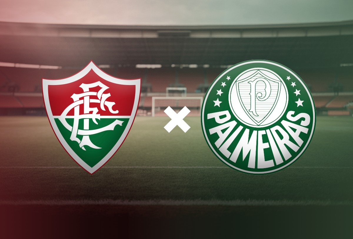 Fluminense x Palmeiras — Foto: Editoria de Arte
