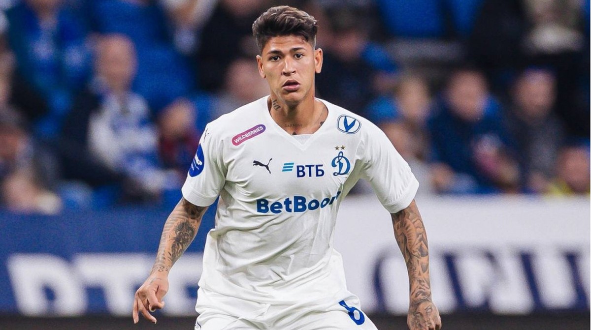 Alvo do Flamengo, Carrascal em ação no Dinamo de Moscou (Foto: Divulgação)
